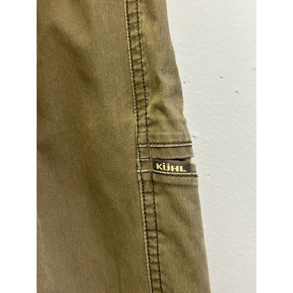 Kuhl Pants Mens 34x28 Brown Rydr Canvas Articulated Knee Vintage Patina Dye - Picture 7 of 8
